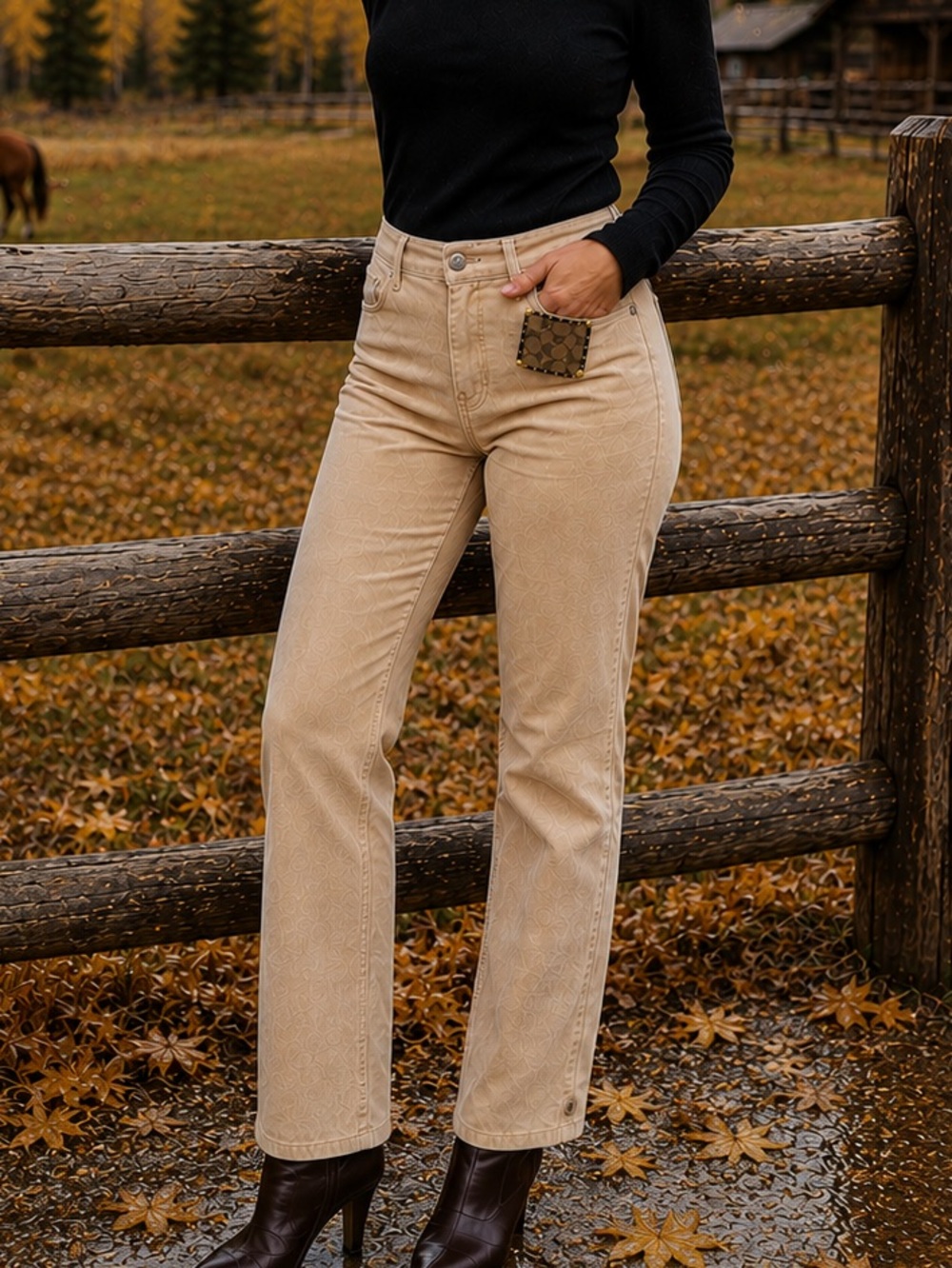 Y2K Women’s Corduroy Pants NYDJ Camel SZ 6 Lift Tuck Slimming Quiet Luxury NWOT